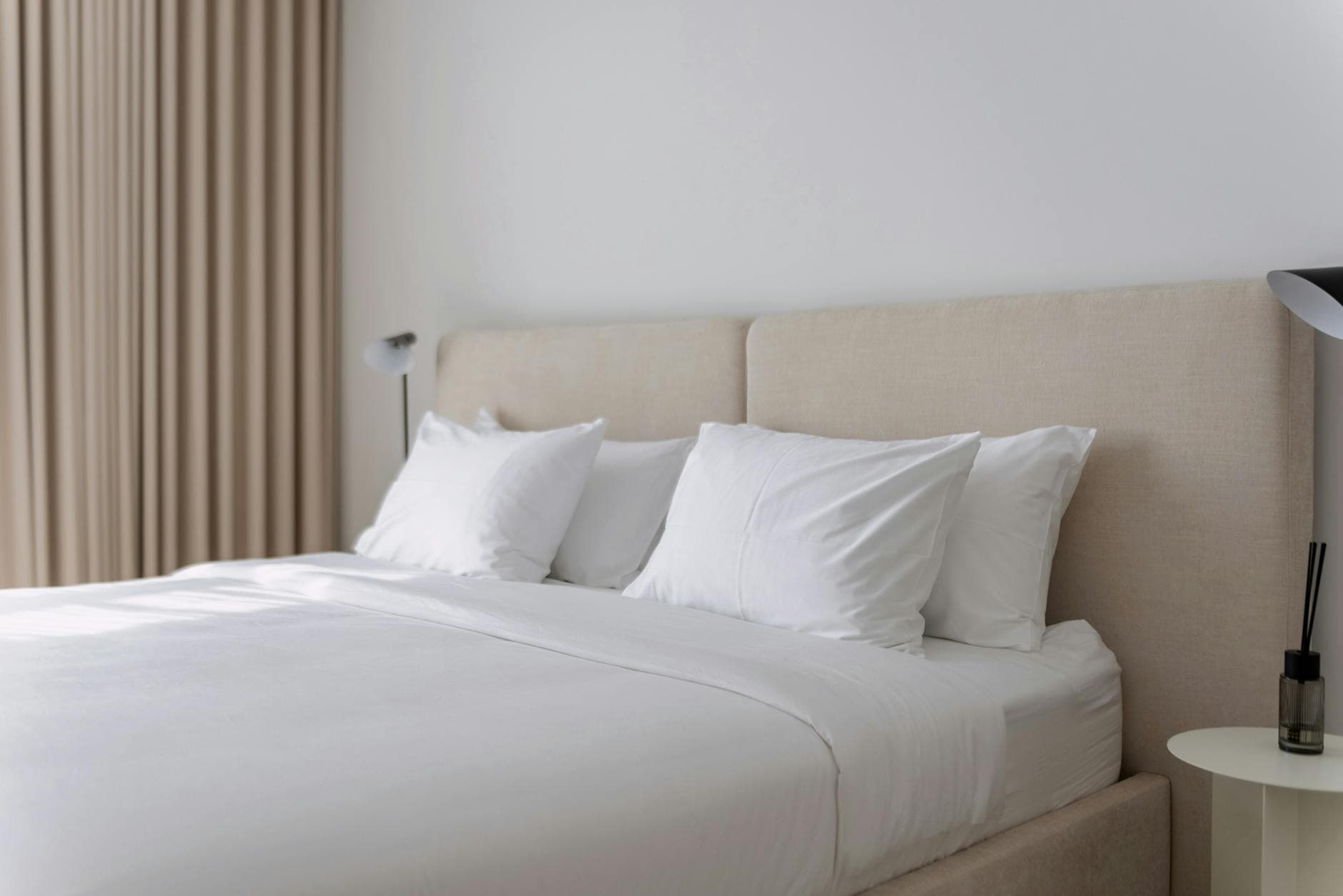 Same-day turnover (2–3 hr window), Linen swap + restock, Damage flagged with photos, Volume pricing at 4, 8, 15+ /mo