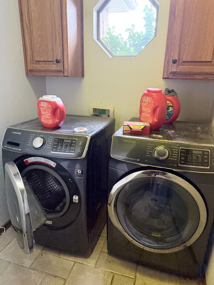 Laundry room reset — after